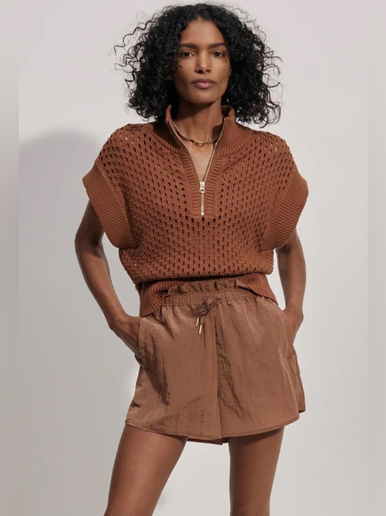 Varley Pants - NWT Varley Tulair High-Rise Short 3" Sz Large Color:Rawhide